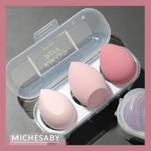 Load image into Gallery viewer, 3/4 Piece Set Of Makeup Sponge Healthy Latex Soft Sponge Wet And Dry Set Beauty Makeup Tool Colorful Makeup Sponges Set For Womens