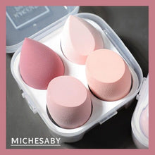 Load image into Gallery viewer, 3/4 Piece Set Of Makeup Sponge Healthy Latex Soft Sponge Wet And Dry Set Beauty Makeup Tool Colorful Makeup Sponges Set For Womens