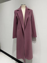 Load image into Gallery viewer, Harrington Classic Wraparound Overcoat in Rose