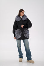 Load image into Gallery viewer, Genuine Silver Fox Down Fill Coat