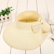 Load image into Gallery viewer, Women’s Foldable Straw Sun Hat