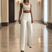 Load image into Gallery viewer, Women's High-Waisted Straight Leg Pants
