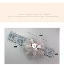 Load image into Gallery viewer, Flower Baby Girl Headband Socks Set Shoes With Crown Bows Newborn Headbands For Girls Turban Baby Hair Accessories