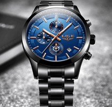 Load image into Gallery viewer, Men's Waterproof Watch With Chronometers And Date Display Unique Design Perfect Gift