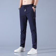 Load image into Gallery viewer, 🧊 Men's Ice Silk Plus Size Straight-Leg Pants