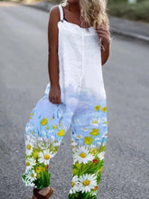 Load image into Gallery viewer, Women's Butterfly Print Overalls – Sleeveless Loose Fit Suspender Pants