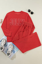 Load image into Gallery viewer, JOLLY Corded Top and Pocketed Pants Set