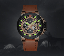 Load image into Gallery viewer, Men's Casual Waterproof Watch With Chronometers And Fluorescent Hands Excellent Design Perfect Gift