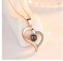 Load image into Gallery viewer, Valentine's Day Soap Rose Gift Box - Crystal Pendant Necklace Set