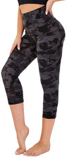 Load image into Gallery viewer, Cropped High-Rise Print Leggings – USA Flag Print Patriotic Workout Pants - 19 Styles