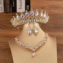Load image into Gallery viewer, Bridal Crown Wedding Alloy Diamond Crown Fashion Elegant Headdress