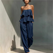 Load image into Gallery viewer, Women's Sleeveless Camisole Top & Casual Pants Set