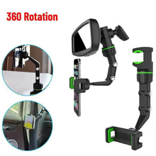 Load image into Gallery viewer, 360° Adjustable Car Mirror Phone Mount