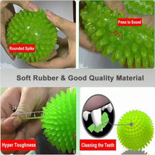Load image into Gallery viewer, Durable Dog Toy Ball with Squeaker – Teeth Cleaning, Chew-Resistant, High Bounce Toy for Medium Dogs