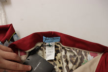 Load image into Gallery viewer, Dolce & Gabbana Multicolor Leopard Flora Printed Mid Waist Trouser Pants