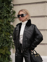 Load image into Gallery viewer, Maxwell Genuine Jumbo Shearling Leather Jacket