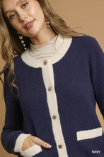 Load image into Gallery viewer, Umgee Two-Tone Button Front Cardigan
