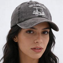 Load image into Gallery viewer, Funny Golf Cart Hat Adjustable Baseball Cap