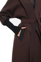 Load image into Gallery viewer, Miru Trench Coat in Chocolate