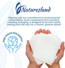 Load image into Gallery viewer, Naturesland Premium Unscented Laundry Detergent Sheets — 100 Loads, Eco-Friendly & Hypoallergenic (50 Sheets)