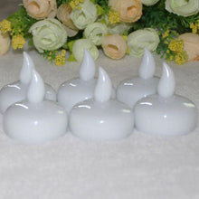 Load image into Gallery viewer, 3/6Pcs LED Flameless Waterproof Candle Flameless Flickering Tea Light Candles Battery Operated Floating Candles for Wedding Centerpiece Pool & SPA Warm Light Flickering Tea Candles Battery Powered For Wedding Home Birthday Party Decoration