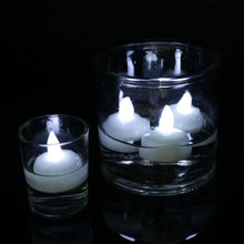 Load image into Gallery viewer, 3/6Pcs LED Flameless Waterproof Candle Flameless Flickering Tea Light Candles Battery Operated Floating Candles for Wedding Centerpiece Pool & SPA Warm Light Flickering Tea Candles Battery Powered For Wedding Home Birthday Party Decoration