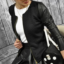 Load image into Gallery viewer, Women’s Plaid Patchwork Blazer