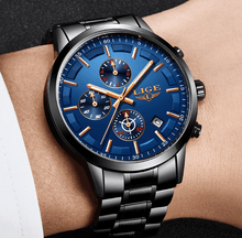 Load image into Gallery viewer, Men's Waterproof Watch With Chronometers And Date Display Unique Design Perfect Gift