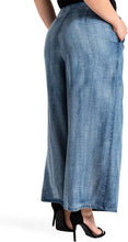Load image into Gallery viewer, Standards & Practices Women’s Plus Size Tencel Denim Wide-Leg Palazzo Pants