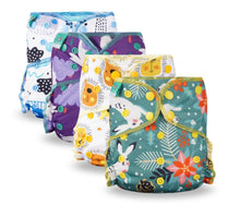 Load image into Gallery viewer, Baby Cloth Diaper Reusable Heavy Wetter Hybrid Waterproof Bamboo Washable Baby Nappy Diapers For Girls and Boys Baby