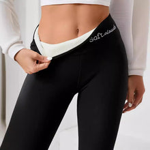 Load image into Gallery viewer, Fleece-Lined Thick Cashmere Winter Leggings