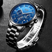 Load image into Gallery viewer, Men's Waterproof Watch With Chronometers And Date Display Unique Design Perfect Gift