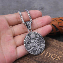 Load image into Gallery viewer, Tree of Life Amulet Stainless Steel Men’s Necklace