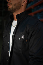 Load image into Gallery viewer, FR Western Style Pearl Snap - Black
