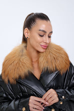 Load image into Gallery viewer, Genuine Gold Fox Fur Freudenberg Comfortemp® Coat