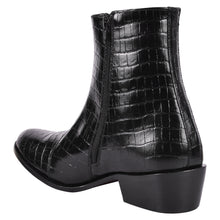 Load image into Gallery viewer, Jazzy Jackman Leather Print Ankle Length Boots