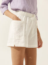 Load image into Gallery viewer, 100% Linen Utility Side Pocket Short WYNNIE