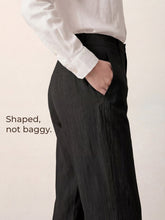Load image into Gallery viewer, Linen Tailored Wide Leg Full Length Pants LEIGHTON