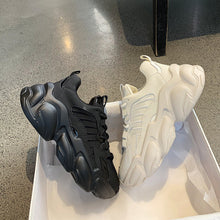 Load image into Gallery viewer, Elegant Women's Sneakers Lace Up Thick Platform Casual Shoes Leather Comfortable Walking Footwear Fashion New Lightweight Casual Everyday Walking Fashion Sneakers