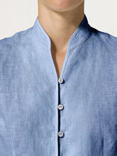 Load image into Gallery viewer, 100% Linen Hand Button Fitted Jacket AMELIA