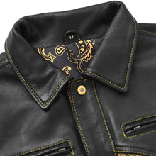 Load image into Gallery viewer, Kingsnake Men’s Motorcycle Leather Vest
