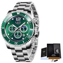 Load image into Gallery viewer, Multifunctional Mens Business Watch Luxury Military Quartz Stainless Steel Round Analog Wrist Watch For Men