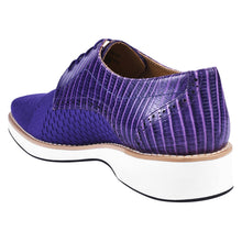 Load image into Gallery viewer, Gutta Lizard Print Leather Textile Casual Sneakers
