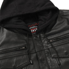 Load image into Gallery viewer, Nightstrike Men’s Motorcycle Leather Jacket