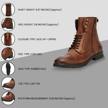 Load image into Gallery viewer, Hopper Men's Leather Ankle Length Boots