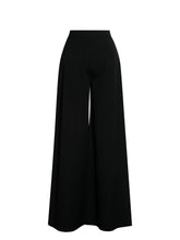 Load image into Gallery viewer, Aleeza Black Wide Leg Suit Pants