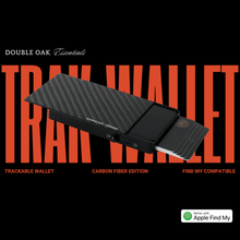 Load image into Gallery viewer, Carbon Fiber TRAK Wallet (No Tracker Card)