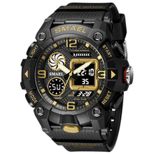 Load image into Gallery viewer, Sport Watch For Men WIth Dual Time Waterproof 50M Miliatry Watches Chronograph Alarm Army Wristwatch