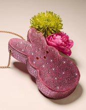 Load image into Gallery viewer, Betsey Johnson Peeps Rhinestone Bunny Crossbody Pink