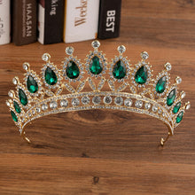 Load image into Gallery viewer, Bridal Crown Wedding Alloy Diamond Crown Fashion Elegant Headdress